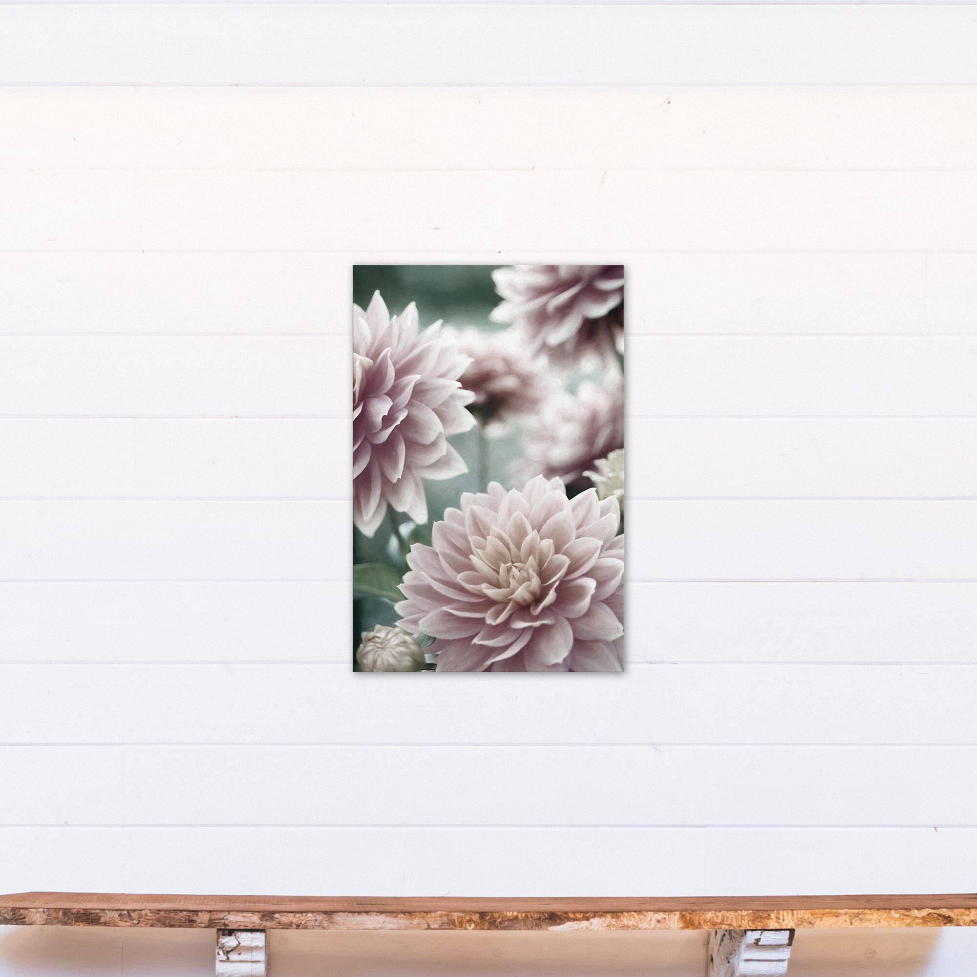 Lilac Dahlias 20" x 30" Canvas Wall Art